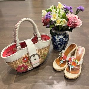 COPY - Coach flower purse and wedges 🌸
